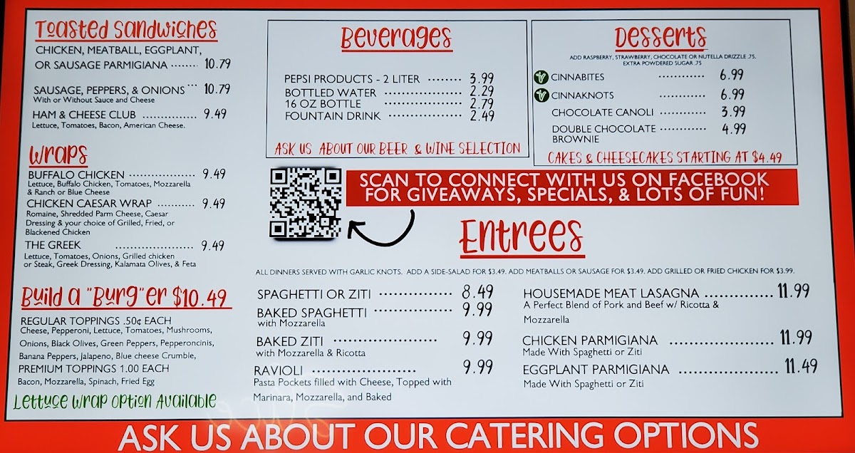 Slice of The Burg Menu - Image 4