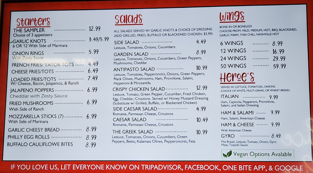 Slice of The Burg Menu - Image 5