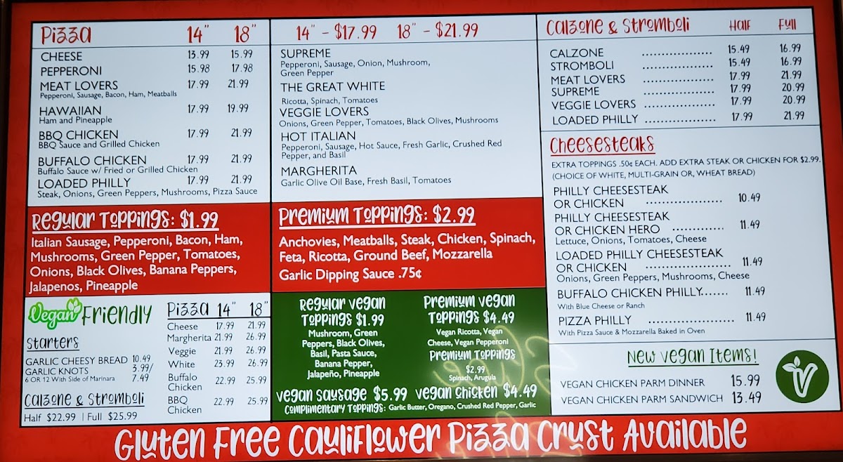 Slice of The Burg Menu - Image 6